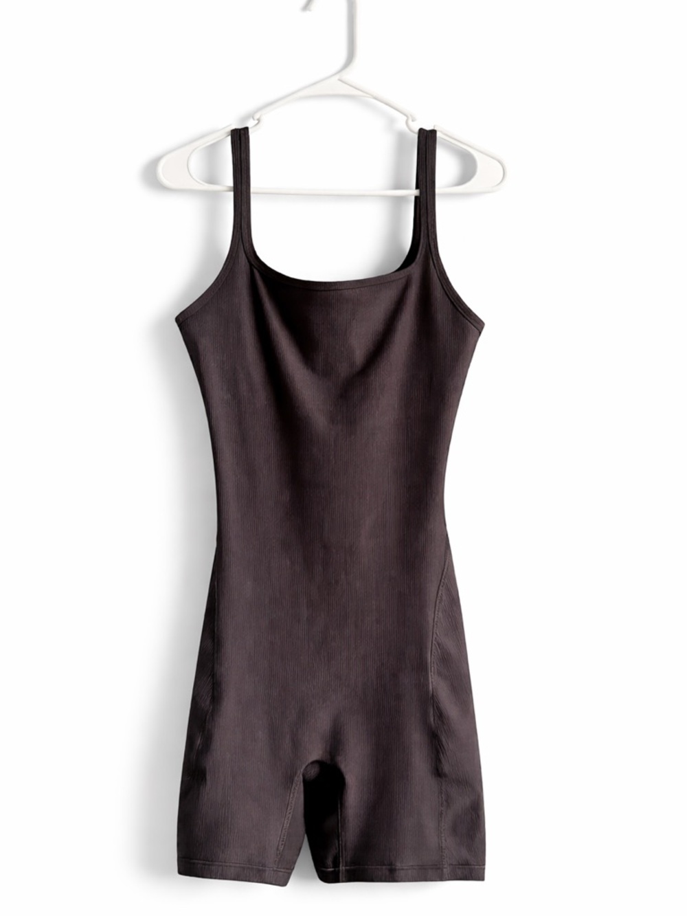 NWT 90 Degree by Reflex Ribbed Lotus Romper Black Size Large